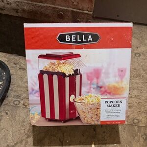 Bella Red and White Popcorn Maker